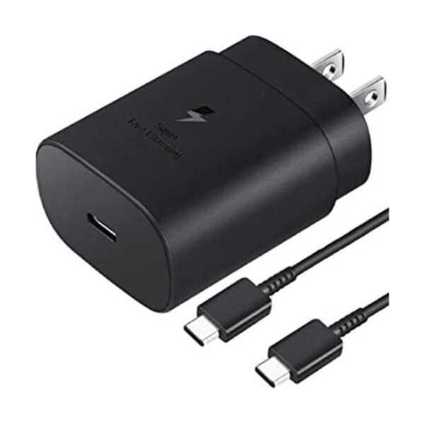 Samsung Cargador de pared USB C de 25 W con cable tipo C_1