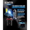 BEAMTECH Bombilla LED 9007 reemplazo halógeno HB5 12000_4