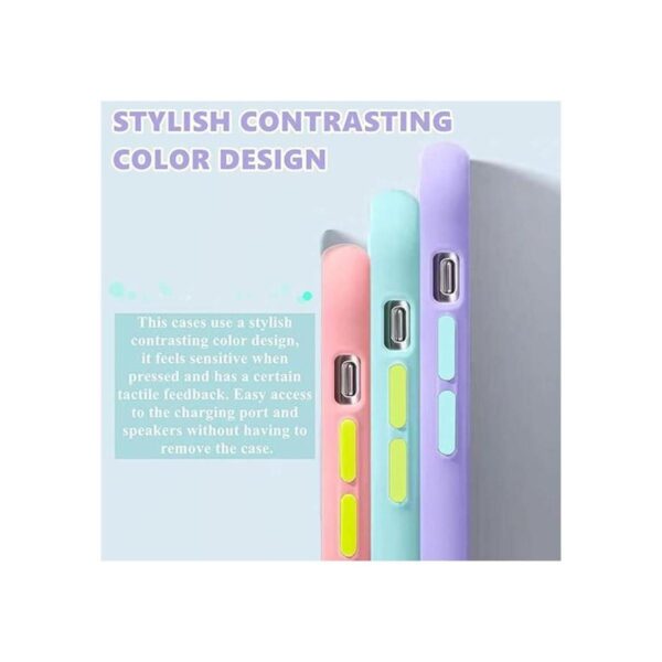 OTTARTAKS Funda para iPhone SE 2020 diseño transparente_5