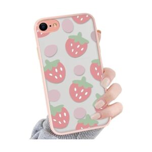 OTTARTAKS Funda para iPhone SE 2020 diseño transparente_1