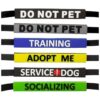 Tacticollar Mangas de correa para perro Do Not Pet Adopt_5