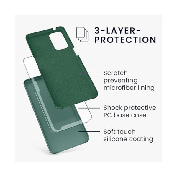 kwmobile Funda de silicona TPU compatible con OnePlus Nord_2