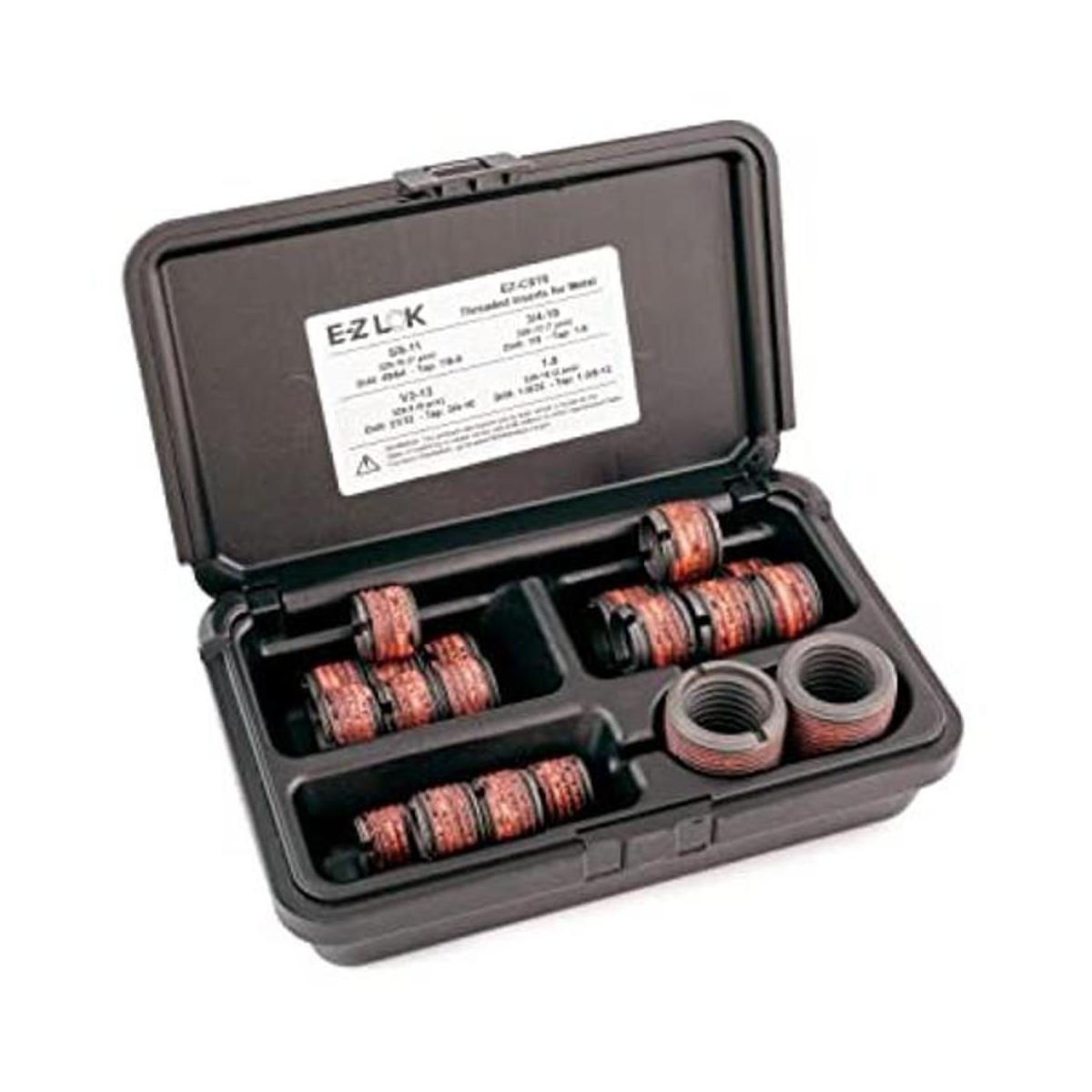 EZ LOK Insertos roscados EZC816 para metal; kit surtido;