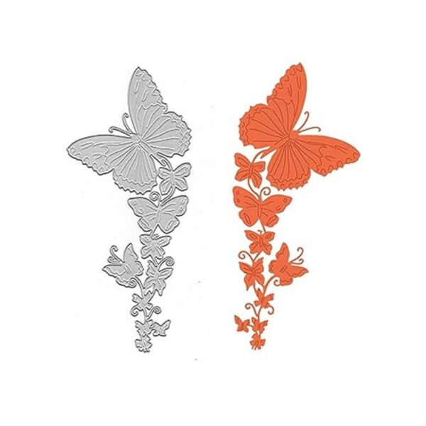 Troqueles de metal con marco de borde de mariposa