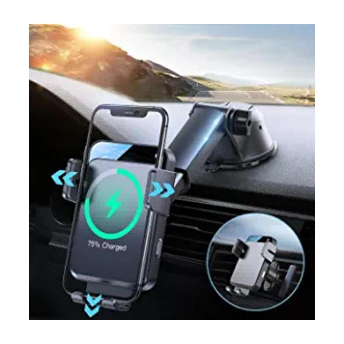 JOYROOM Cargador inalámbrico de coche de carga rápida Qi