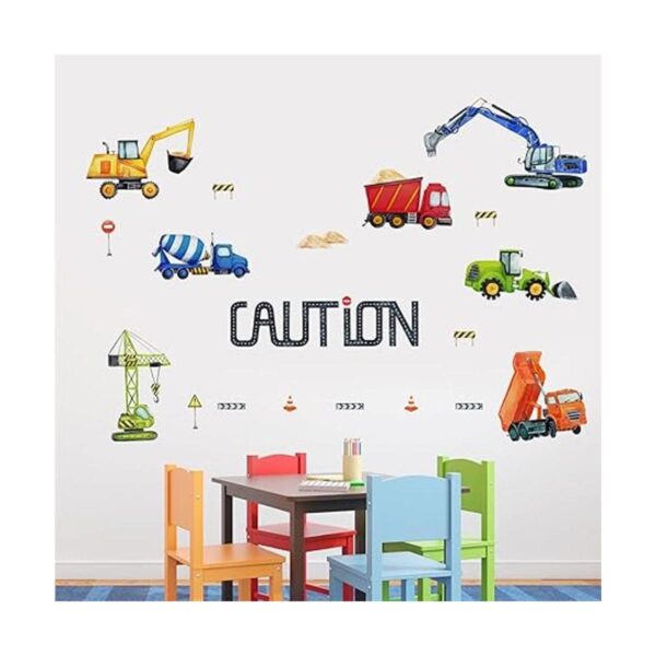 Mfault Calcomanías de pared para vehículos de precaución