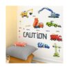 Mfault Calcomanías de pared para vehículos de precaución