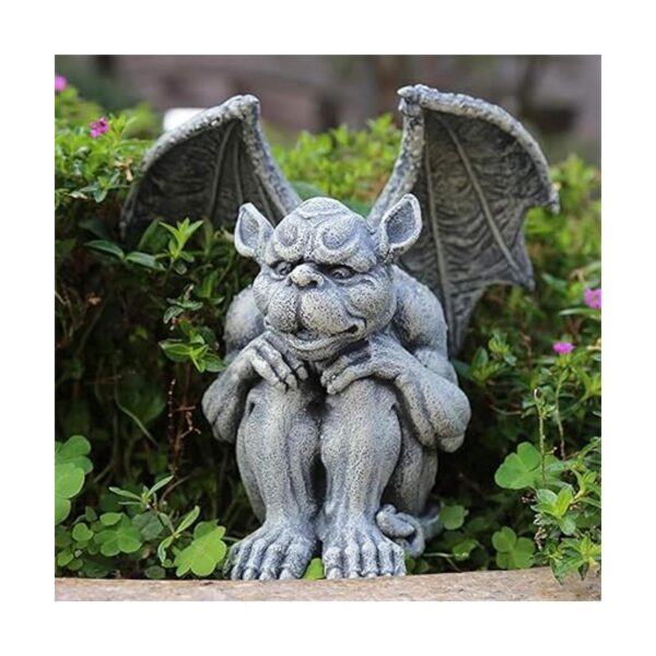 OwMell Estatua de gárgola para jardín estatua de_1
