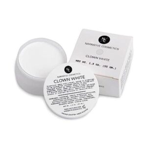 Narrative Cosmetics Maquillaje crema blanco payaso_1