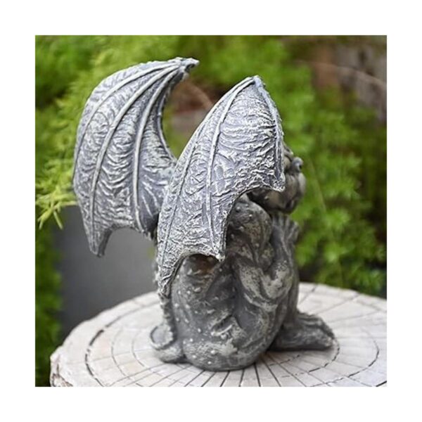 OwMell Estatua de gárgola para jardín estatua de_3