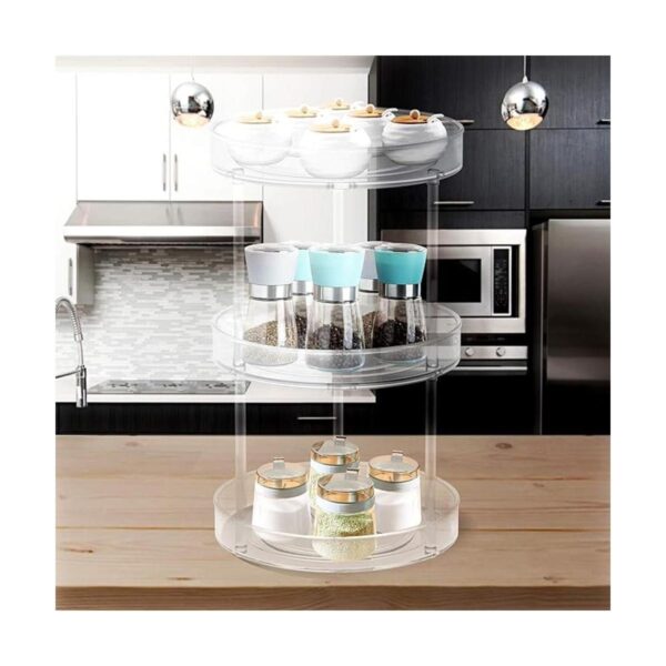 VAEHOLD Lazy Susan Organizador para especias de 3 niveles_6