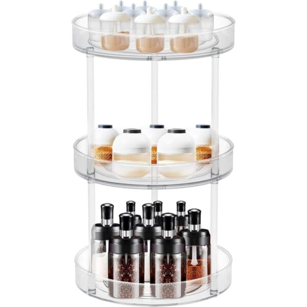 VAEHOLD Lazy Susan Organizador para especias de 3 niveles_2