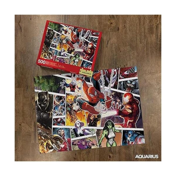 AQUARIUS Marvel Puzzle 500 piezas Jigsaw Puzzle Sin_3