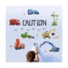 Mfault Calcomanías de pared para vehículos de precaución