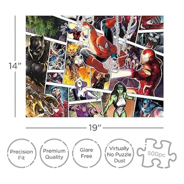 AQUARIUS Marvel Puzzle 500 piezas Jigsaw Puzzle Sin_2