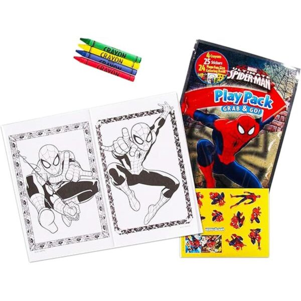 Marvel Spiderman Ultimate Juego de libro para colorear 3_5