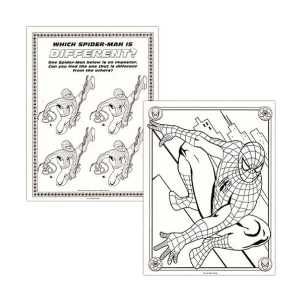 Marvel Spiderman Ultimate Juego de libro para colorear 3_4