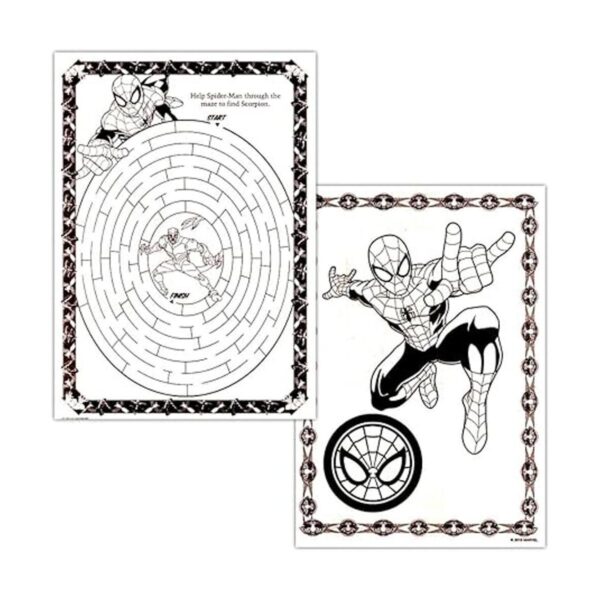 Marvel Spiderman Ultimate Juego de libro para colorear 3_3