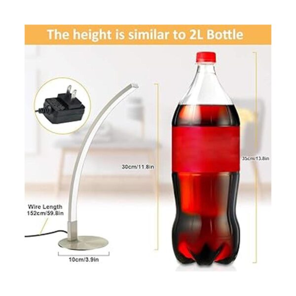 DLLT Curved LED Table Lamp 2835 LED Chips Modern Small