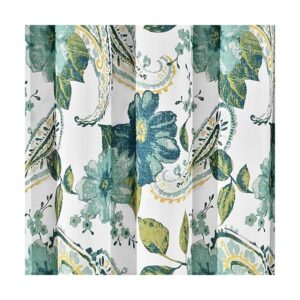 Lush Decor Cortina de ducha de cachemira floral 71.7 x_5