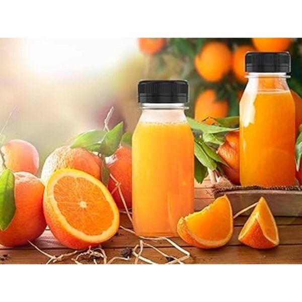 8 botellas de jugo de plástico de 8 onzas botellas de