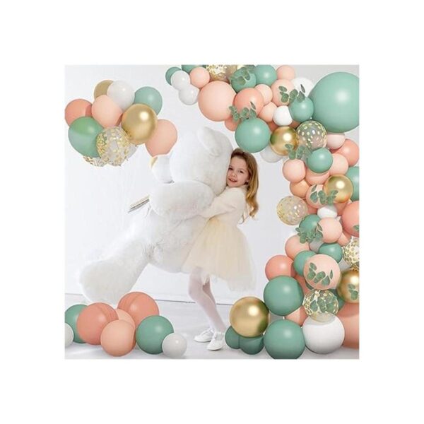Kit de arco de guirnalda de globos de durazno con rubor_6