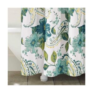 Lush Decor Cortina de ducha de cachemira floral 71.7 x_2