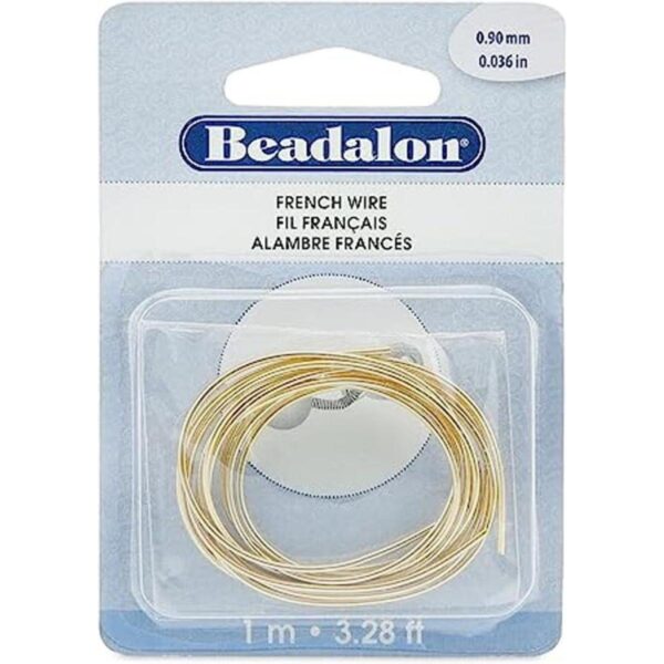 Beadalon JFFW0.9G01M Alambre de alambre 2 unidades_1