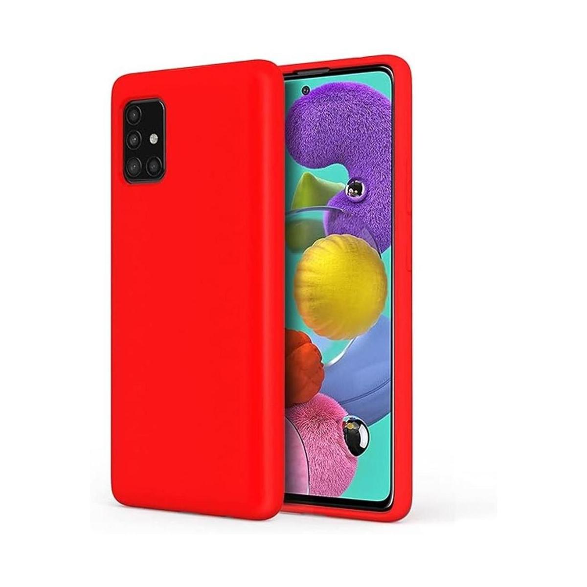 Meifei Funda para Samsung Galaxy A51 5G funda de silicona
