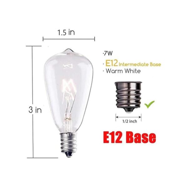 Cadena de luces Edison para exteriores de 10 pies ST38_2