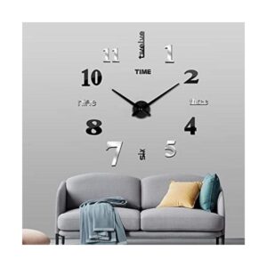 FERRISA Reloj de pared grande 3D sin marco 3 en 1 de 47_1