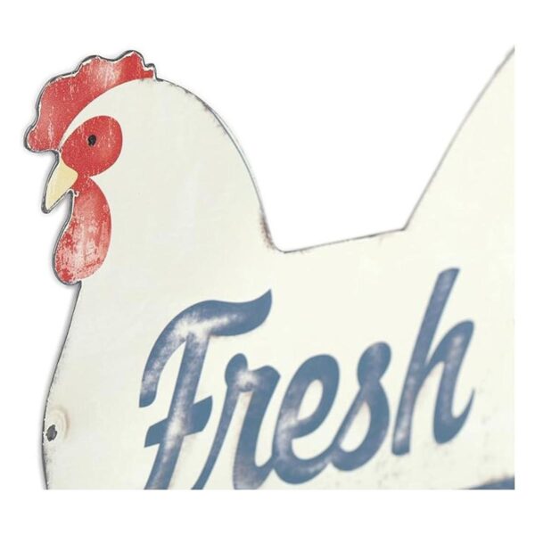Open Road Brands Fresh Farm Eggs Letrero de metal vintage_4