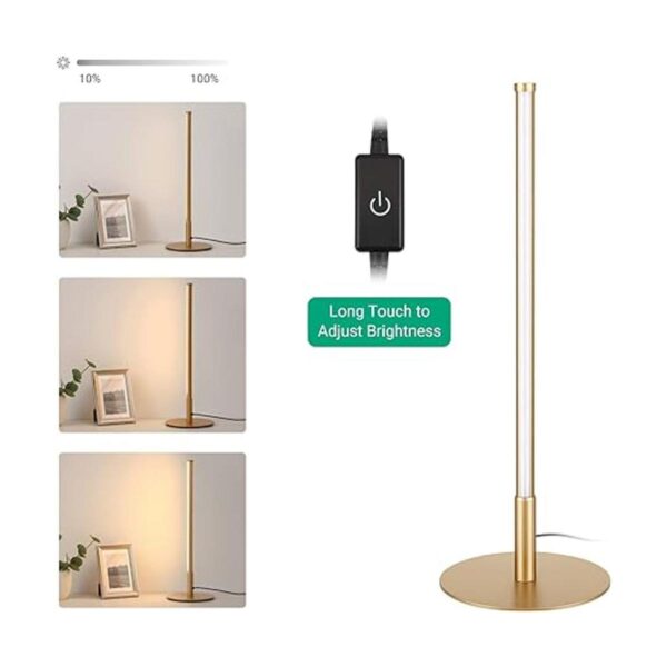 EDISHINE Lámpara de mesa LED lámpara de noche regulable_4