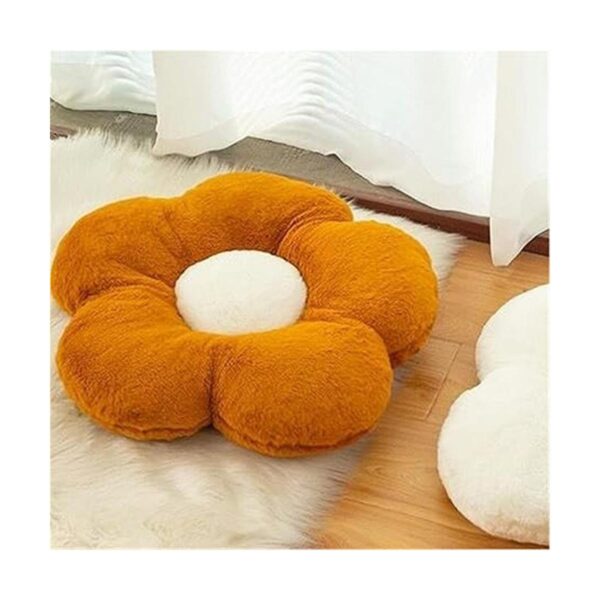 Lindo cojín de flores de felpa almohada casual cómoda_2