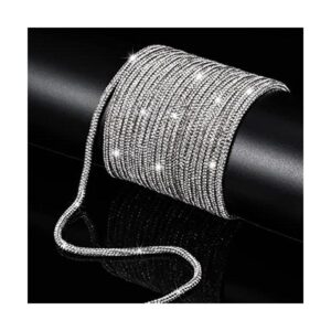 9 yardas de diamantes de imitación cordones de zapatos