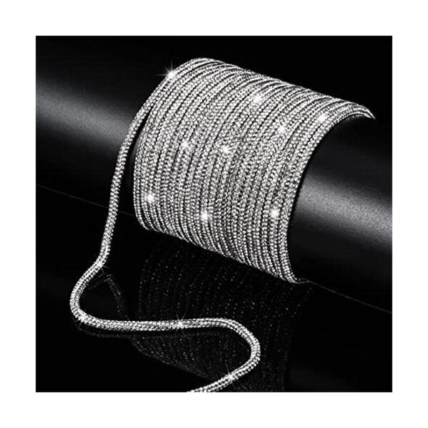 9 yardas de diamantes de imitación cordones de zapatos