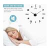FERRISA Reloj de pared grande 3D sin marco 3 en 1 de 47_2