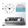 FERRISA Reloj de pared grande 3D sin marco 3 en 1 de 47_6