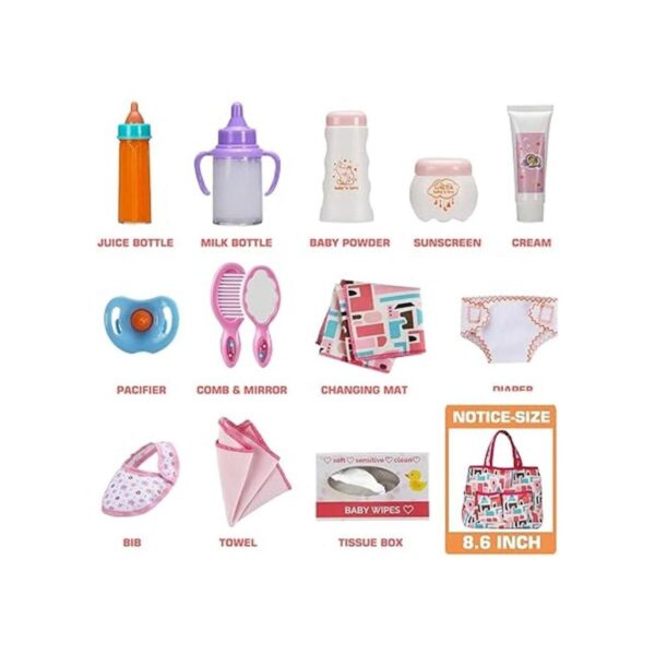 Paquete de 14 accesorios para muñecas de bebé juego de_2