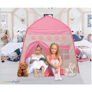 LimitlessFunN Tienda de campaña de juego con flores Oxford