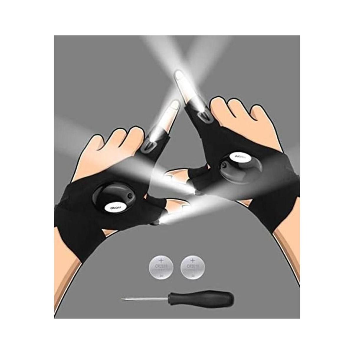 Guantes de linterna LED regalo para papá marido novio