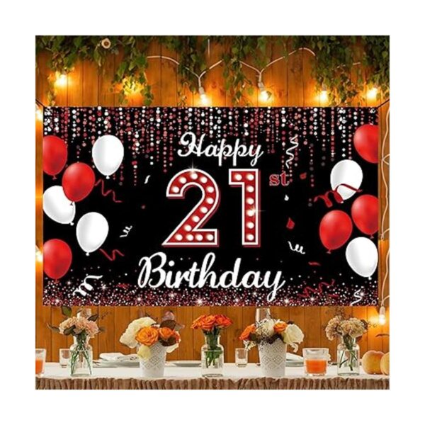 Fondo de pancarta de decoración de cumpleaños 21_4