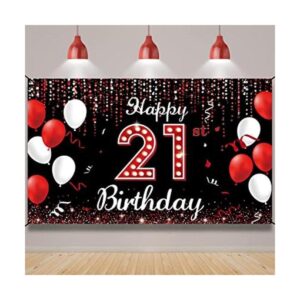 Fondo de pancarta de decoración de cumpleaños 21_1