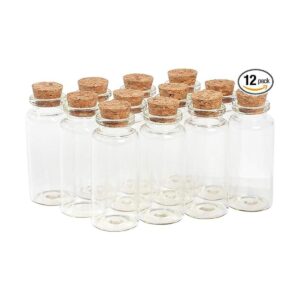 Magic Season Botellas de vidrio decorativas 12 piezas con_1
