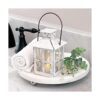 Kate Aspen Farol decorativo blanco rústico de 5 pulgadas_1