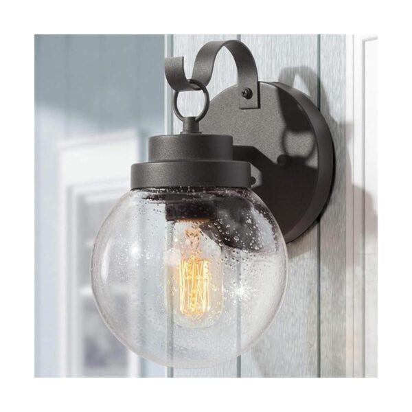 LALUZ Luz de porche para casa con globo de cristal_1