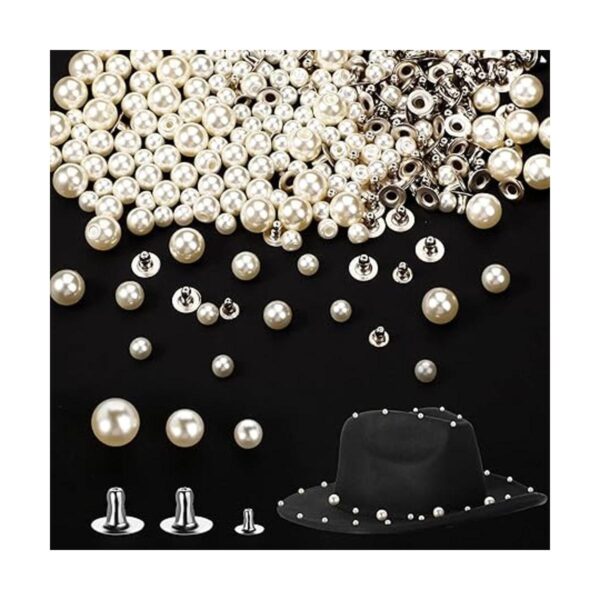 400 perlas para decoración de ropa tamaño mixto que