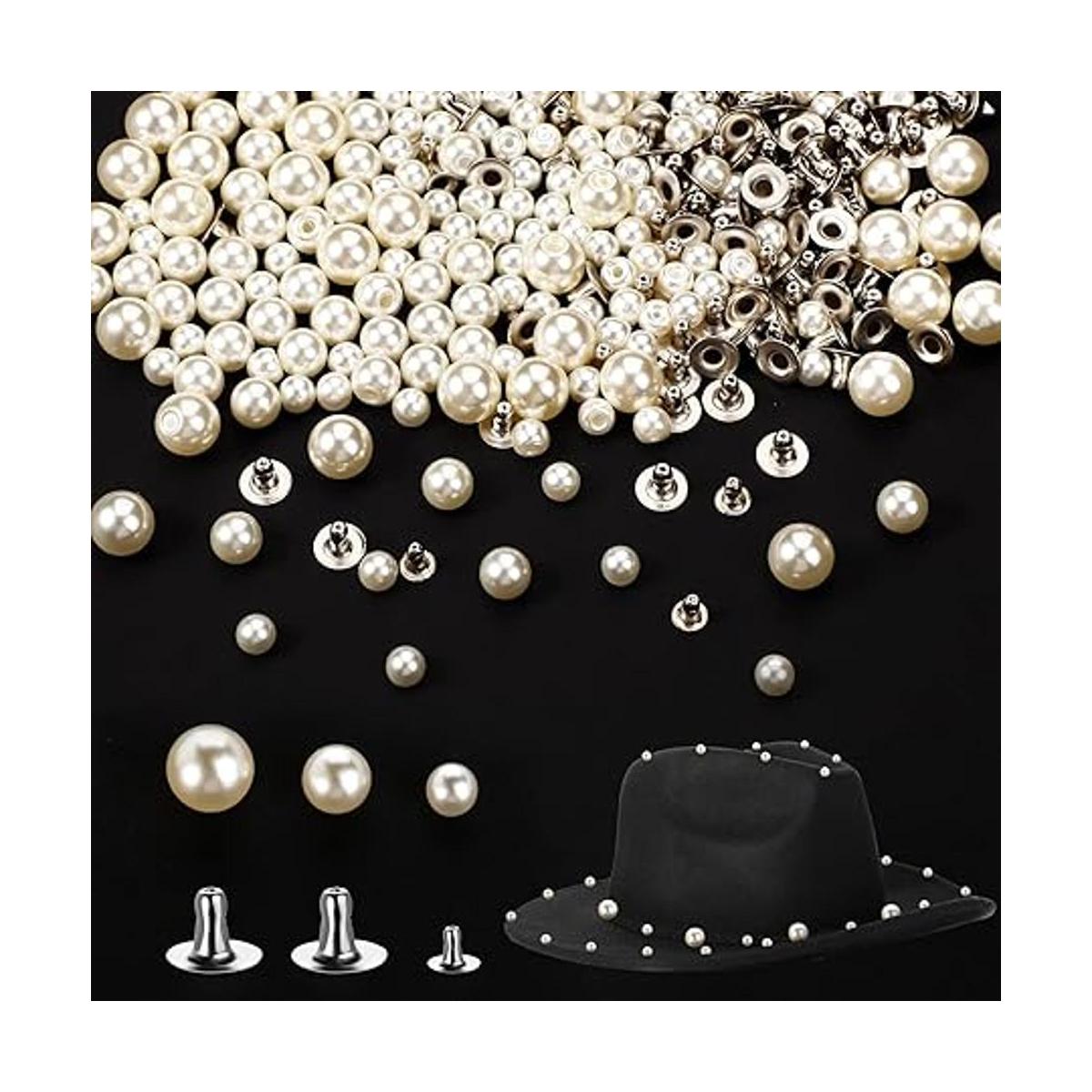 400 perlas para decoración de ropa tamaño mixto que
