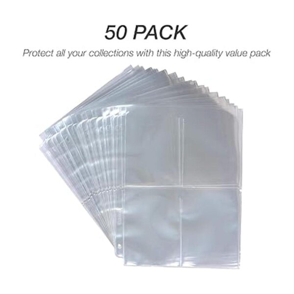 Samsill Paquete de 50 protectores de hojas transparentes_2