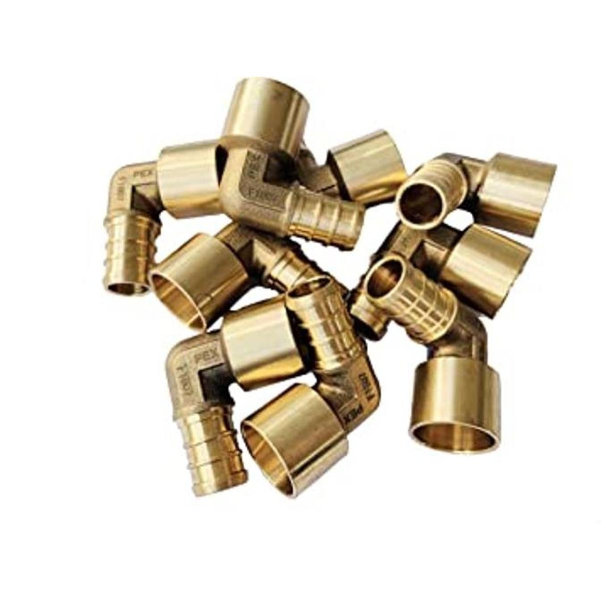 EFIELD Pex Adaptador de cobre para codo de 90 grados